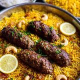 Goat Kebab Biryani