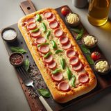 Pizza 15 x 30 centímetros (Individual)