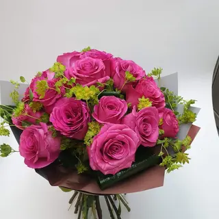 Buchet 15 trandafiri cyclam