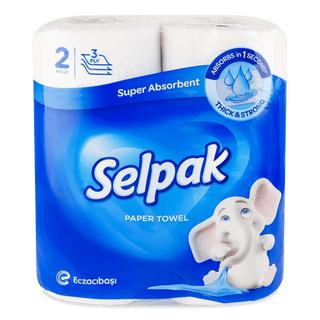 Рушник кухонний Selpak (2шт/уп)