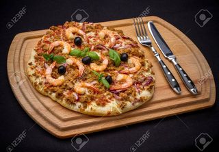Pizza Gamberetti (Mediana)
