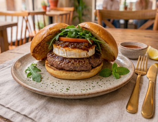 Hamburguesa Gourmet De Cabra