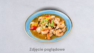 Krewetki koktajlowe z warzywami