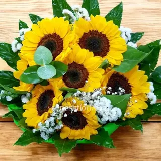 consegna Bouquet 15 girasoli 
