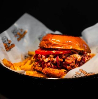 Burger CornFleakers Chicken