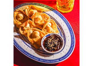 Wantan Frito de Cerdo y Langostinos (6und)