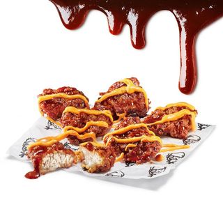 6 Nuggets Glassati + salsa Spicy