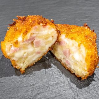 Frittatina di pulled pork e cheddar con salsa smooky 4pz