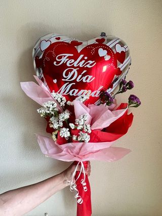 Bouquet Globos & Flores