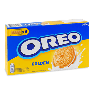 Печиво Oreo Golden з начинкою з ванільним смаком (176г)