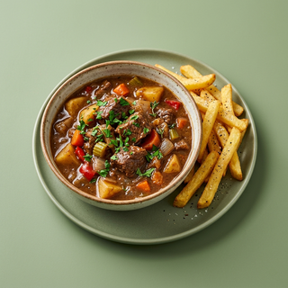 Local Stew With Chips