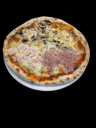 Pizza Cuatro estaciones (30 cm.)