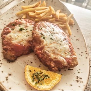 Escalope a la parmesana