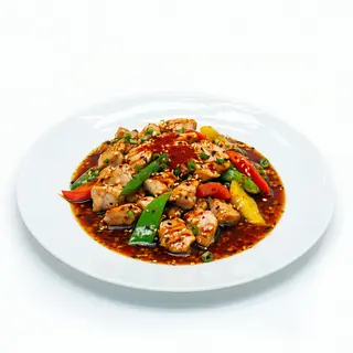 Pollo Con Verduras Y Anacardos