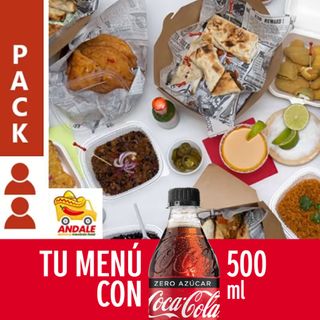 Combo Nachos a elegir + tu burrito favorito (3 uds) y 2 bebidas