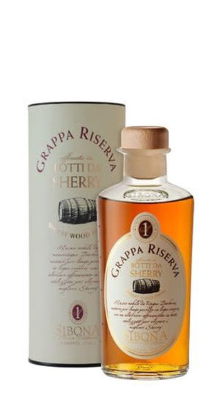 Grappa di Barbera Riserva affinata in Botti di Sherry Sibona - 50cl