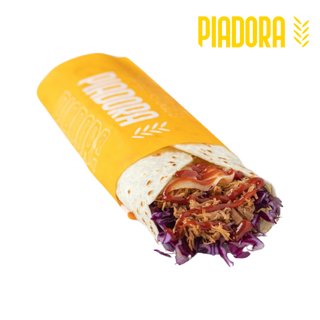 Pulled pork, provola alla piastra, cavolo viola e salsa BBQ