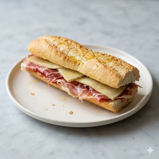Bocadillo Jamón Serrano Y Queso