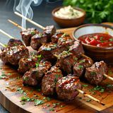Goat Skewers