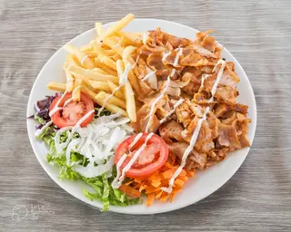 Menu Prato Kebab