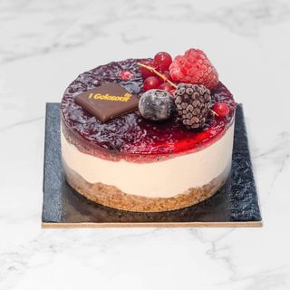 Tortina 1/2 persone  cheesecake frutti di bosco monoporzione