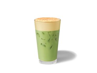 Iced Pumpkin Spice Matcha Latte
