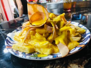 Cheesy Fries Et Jambon Fumé