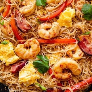 Sea food noodles porzione grande