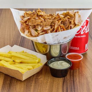 Menú Doner Kebab Solo Carne 