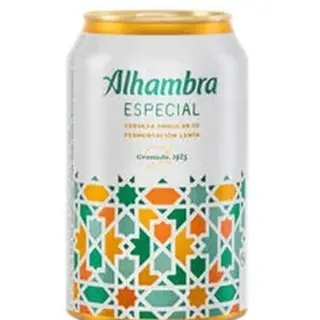Cerveza Alhambra Especial Lata 33cl.