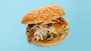 Бургер с месо от дюнер