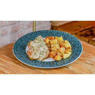 Solomillo con salsa de gorgonzola (tapa)