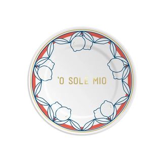 O SOLE MIO - Piatto in porcellana 16 cm