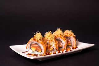 334. Salmone alla flambé