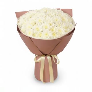 Букет "Kiku White" з 13 хризантем