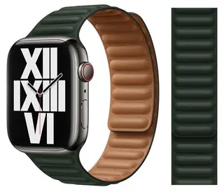 Sequoia Green Leather Link - S/M
