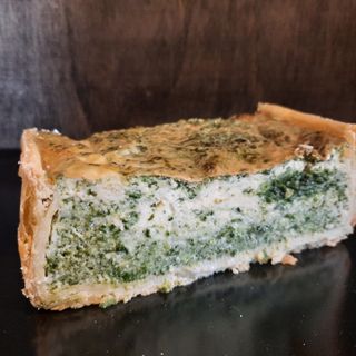 Quiche de espinacas con queso feta