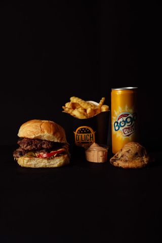 MENU DOUBLE CLASSIC SMASH BURGER