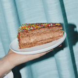 PORCIÓN TARTA FIESTA MULTICOLOR