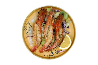 140. Gamberoni alla piastra