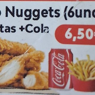 Menu Plato Nuggets