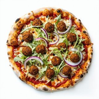 Pizza falafel