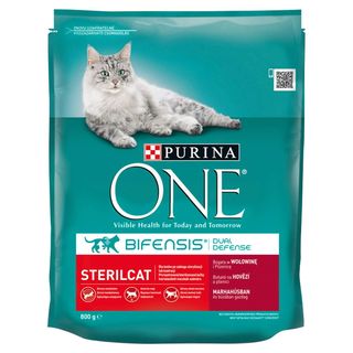 One Sterilcat Hrana Uscata Pisica Vita 800G (443211)