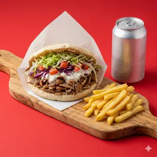 Panino Kebab menù