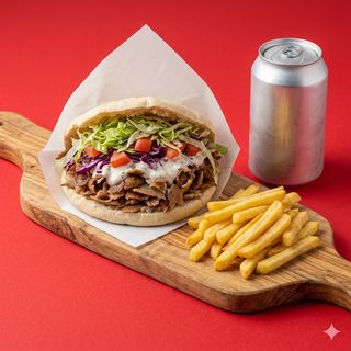 Panino Kebab menù