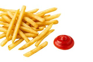 Frytki z sosem
