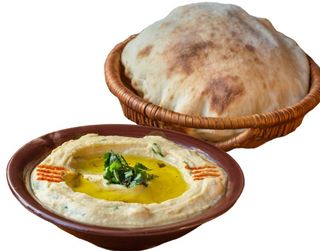 Nr 43- Hummus Beiruti - przystawka + Pita