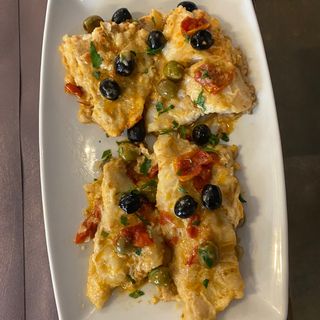 Filetto di merluzzo con olive