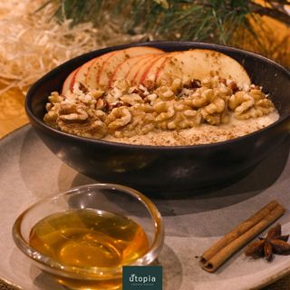 Papas de Aveia com Maçã