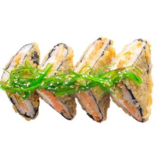 Такос темпура с норвежским лососем